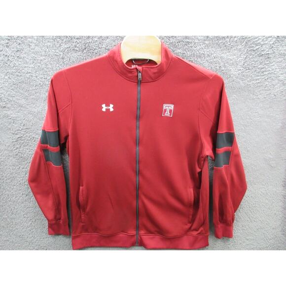Under Armour TEMPLE UNIVERSITY OWLS Men's XL Tall Full Zip Loose Track Jacket - Picture 1 of 16